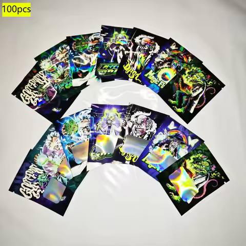 100pcs Mylar Resealable Smell Proof Pouches Sealable Mylar Bags Reusable Smell Proof Packaging Zip B