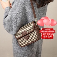 Calwan Keodh新款包包女包单肩包女大容量斜挎包百搭ck风秋冬女生奢侈品送老婆生日礼物送女友 棕色