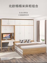 DSF0006儲物高箱床帶櫃床榻榻米組合