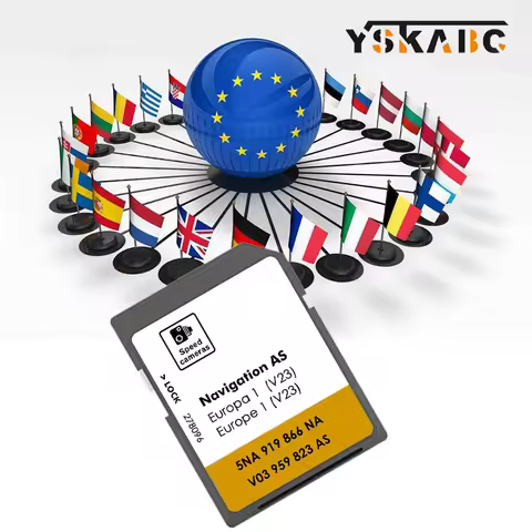 for VW Golf CC AS V23 5NA919866NA SD Card Navigations system Update Europa Map Navi Data Discover Me