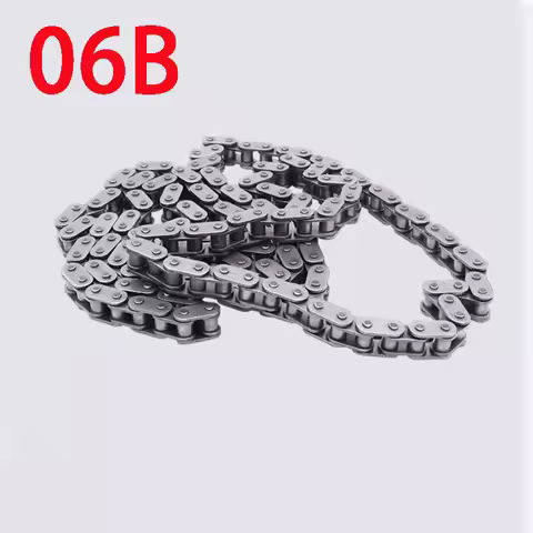 1PCS 06B Short Pitch Precision Roller Chain 1.5 Meters Industrial Drive Single Row Flat Straight Cha