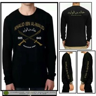 KHALID BIN AL-WALID LONG SLEEVED MUSLIM T-SHIRT