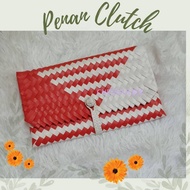 [Trends eMart] FREE Brooch Finely Handwoven Malaysian Borneo SARAWAK Penan Handmade Clutch Bag/ Clut