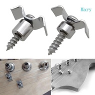 Mary 10pack Electric Guitar String Tree Guide Retainers Chrome String Guides for Electric Guitar Pro