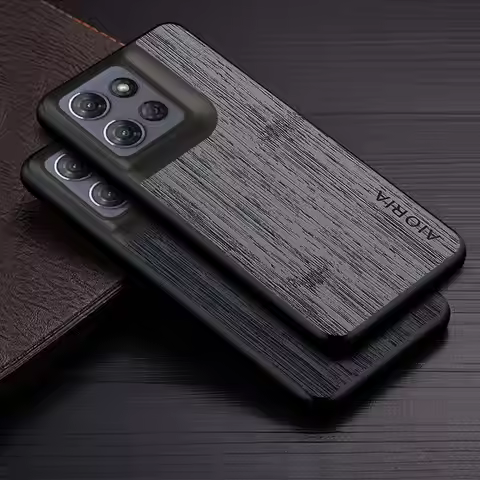 Case for Motorola Moto G G15 Power Stylus 2025 bamboo wood pattern Leather phone cover Luxury coque 