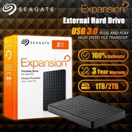 Seagate External Hard Drive USB 3.0 HDD Expansion Enclosure Portable 2.5" Hard Drive External Storage External Hard Disk 1TB 2TB