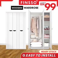 FINSSO : ARMOIRE Bedroom Concept Wooden Wardrobe / Kabinet / Almari Baju/Arlo/3 door wardrobe / Ward