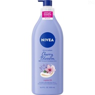 OilInfusedCherryBlossomandJojobaOilBodyLotionforWomen,Fast-AbsorbingandNon-GreasyCherryBlossomScente