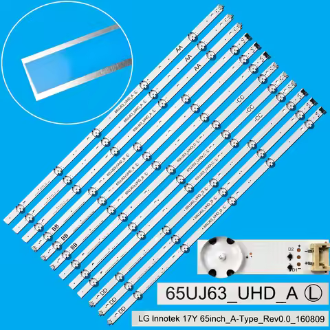 LED Backlight Strip For 65LV541H 65LV640S 65LG63CJ 65UJ6300 65UJ6307 65LV570H 65LV570M 65LV751H 65LV