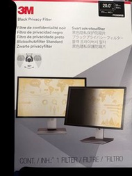 3M 20.0吋黑色防窺螢幕保護貼