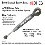 APEX Heavy-Duty High-Performance Cupboard Cabinet Gas Spring Strut Damper