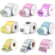 M110 Color Transparent Thermal Adhesive Label Roll,suit for phomemo M110/M200/M120/M220 E210 P50 DET