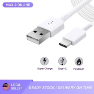 Kabel Telefon Android Sam Type C Pengecasan Pantas Data