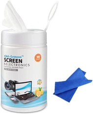 Monitor Wipes, Pre-Moistened Computer Screen Wipes for Electronics, Computer Monitor Cleaning Wipes 