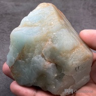 AQU313 อความารีน ( Aquamarine ) ของแท้ หินมงคล หินสี หินธรรมชาติ แร่ พลอยดิบ ของสะสม หินนำโชค หินเสริมดวง