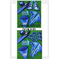 ⭐Honda RS150( V1 & V2) Accessories Set Package Cover Blue (6 In 1)Winner 150