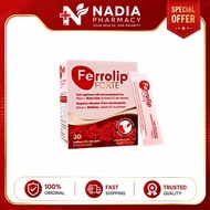 Ferrolip FORTE Iron Supplement Blood Formation Energy Support 30 Sachets