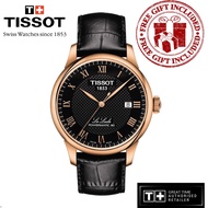 [Official Warranty] Tissot T006.407.36.053.00 Men's Le Locle Powermatic 80 Automatic Rose Gold Leather WatchT0064073605300 (watch for men / jam tangan lelaki / tissot watch for men / tissot watch / men watch)