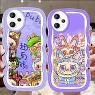 A-1 Labubu TPU Casing for Realme 14T C31 14 9i C35 9 14X C30 Pro Plus 5G Transparent Case