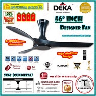 Deka Ceiling Fan With Remote Control ((Baby Fan)) Baby J / XR BABY / XR10 / SX63 56 inch Ceiling Fan With LED Light