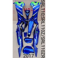 COVERSET HLD YAMAHA LAGENDA 110/110Z/110ZR MOVISTAR 2017 (STICKER TAMPAL SENDIRI)