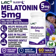Melatonin 5mg LAC support the body’s natural melatonin production 60 Tablets