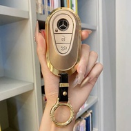Aluminum Alloy Metal Car Key Case Suitable for Mercedes-Benz GLS A GLE S320 C Series E300 McBach