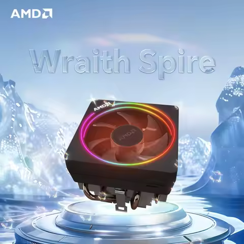 AMD Wraith Prism RGB Cooler Air Water Cooling Support AM4 AM5 Motherboard AMD R3 R5 R7 R9 Processor 