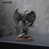 [AFXGUSD] Eagle Statue, Animal Sculpture, Polyresin Decoration, Eagle Figurine for Bookshelves at Ho