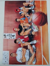 Japan sports comic SLAM DUNK shohoku Toy basketball poster 日本籃球 運動 漫畫動漫 灌籃高手 男兒當入樽 櫻木花道 流川楓 赤木剛憲 宮城良