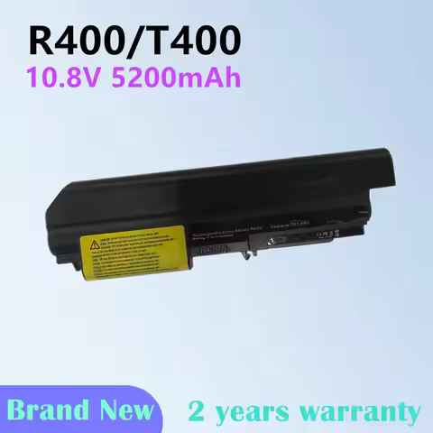 Laptop Battery for Lenovo ThinkPad R61 T61 R61i R61e R400 T400 Series(14-inch Wide) 42T5225 42T5227 