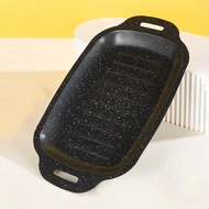 BBQ Fish Korean Grill Pan Non Stick Steak Cookware Griddle Meat Roasting Wok Kuali Pemanggang 烧烤盘