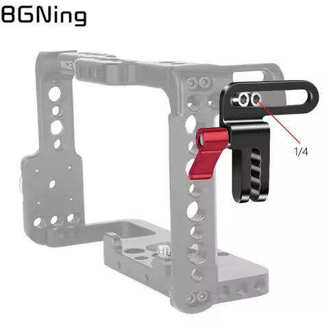 HDMI-Compatible Cable Clamp for Sony A72 A73 Cage Rig Plate Adjustable Wire Clip Organizer Mount 1/4
