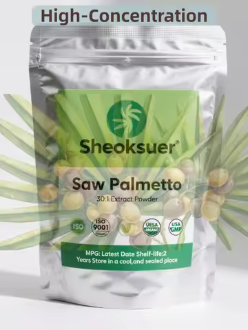 Factory professional packaging and sealing 50-1000g Saw palmetto EXTRACT Supplemant Care Facial care