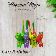 Hiasan Meja,Hiasan Dinding Dan Hiasan Gantung Terbuat Dari Bahan Kayu Pilihan Yg Diukir Dan Dilukis 