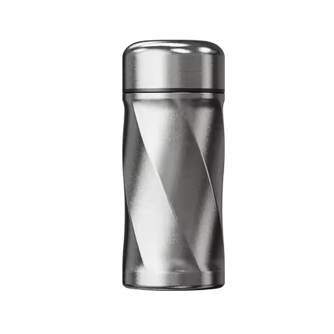 Mini Pocket Titanium Mug Tumbler 200ML Tea Infuser Separation titane Thermos Bottle for Coffee Vacuu