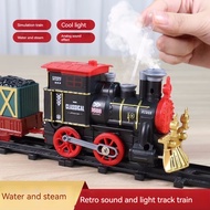 train toys electric set christmas train set steam train toy car racing track track car toy train kid