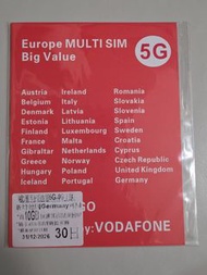 Vodafone 歐洲多國 SIM 卡 5G 數據卡