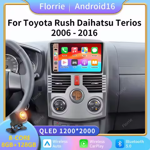 For Toyota Rush DAIHATSU TERIOS 2006-2016 Carplay Auto Screen Android Autoradio Car Multimedia Playe