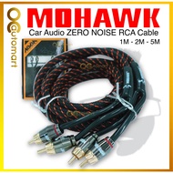 MOHAWK Car Audio ZERO NOISE RCA Cable 1M , 2M , 5M