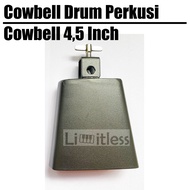 Cowbell Drum Percussion 4.5 Inch Cowbell Drum Stand Holder/ Set