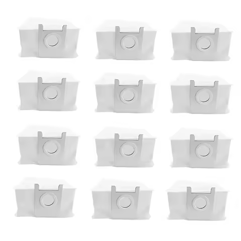 B98A-12 Pcs Dust Bags For ROIDMI EVE MAX Self Emptying Robot Vacuum Dust Bags Built To Last And Work