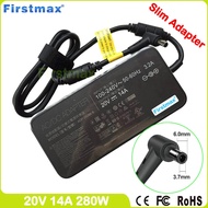 20V 14A 280W Laptop Adapter Charger for Asus ROG Mothership GZ700GX PX531GW PX731GW AZ700GX PZ502LI 