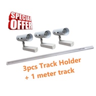 3pcs Track Light Holder + 1pc 1 Meter Track