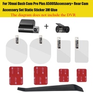 For 70mai Dash Cam Pro Plus A500S Accessory+ Rear Cam Accessory Set Static Sticker 3M Glue ,Car DVR special accessories