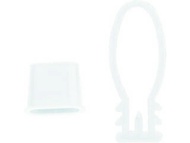 TRUSCO トラスコ中山 みかんネット用留め具 白 10個入 BET-W-10