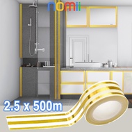 500CM Gold Masking Tape /Gold Tape Sticker Gold Ceramic Floor Sticker Roll/ Sticker Coil Gold Sticke