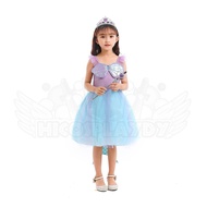 hiCosplaydy Mermaid Princess Ariel Dress Kids Cosplay Costume Mermaid Dress
