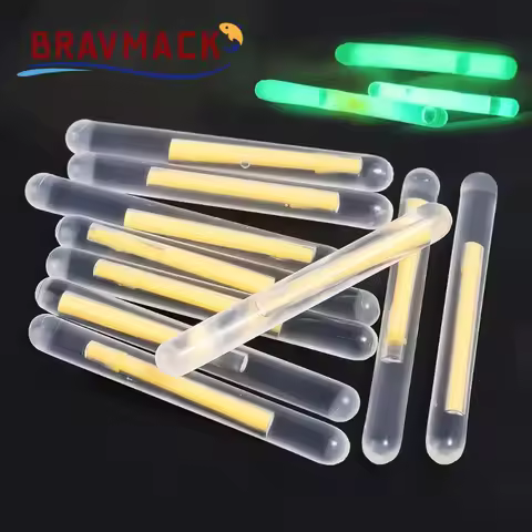 BRAVMACK 50/100pcs Outdoor Fishing Fluorescent Rod Firefly Fluorescent Rod Light Fishing Floating Ro
