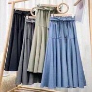 Bawan children aged 3-20 years/long bottoms for middle school/skirt open umbrella/mislim skirt/girl'